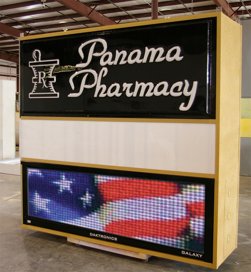Wholesale Aluminum Illuminated Extruded Sign Cabinets Custom